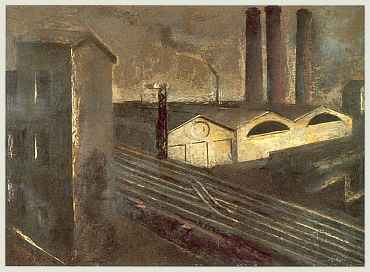 Mario Sironi - Paesaggio urbano, 1922