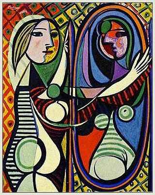 Pablo Picasso, Donna allo specchio - 1937